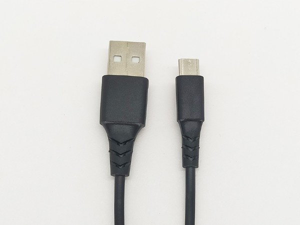 黑色PVC Micro USB數據線，安卓數據線定制廠家