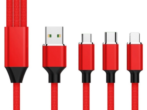 三合一數據線，一拖三數據線，一線三用，使用更方便